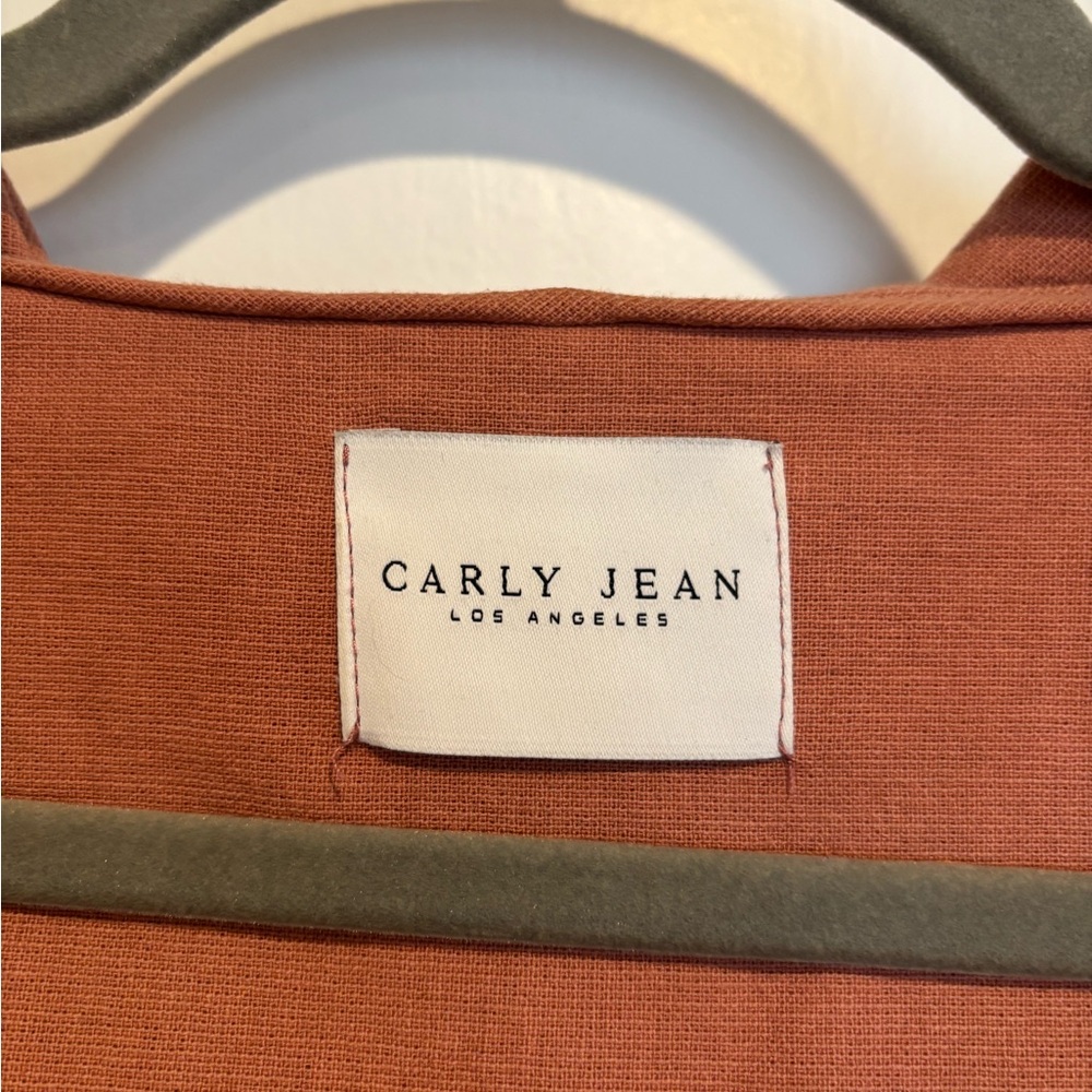 Carly Jean Los Angeles Pink Utility Jacket - Picture 4 of 4